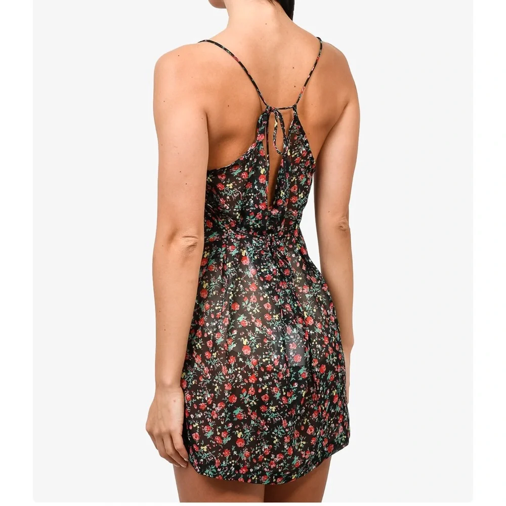 Rat & boa: floral sheet slip dress - Picture 2 of 4
